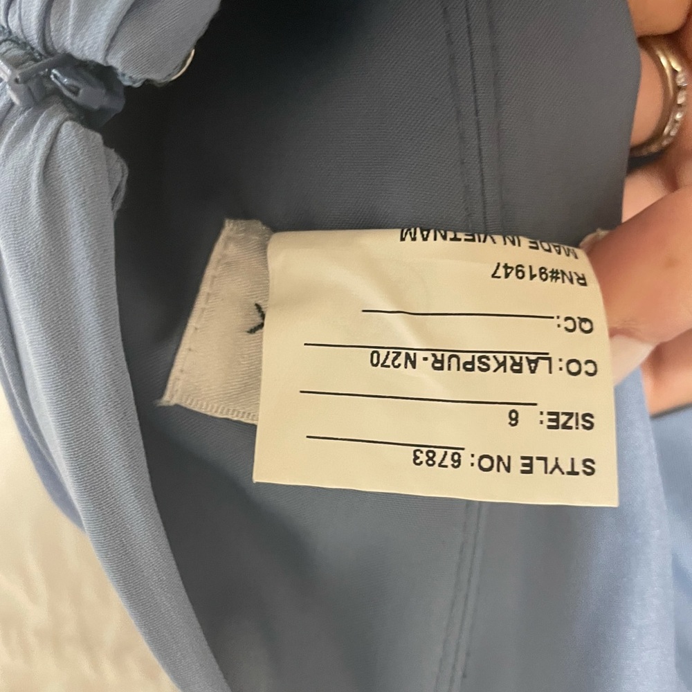 After Six Blue Bridesmaid Dress Size 6